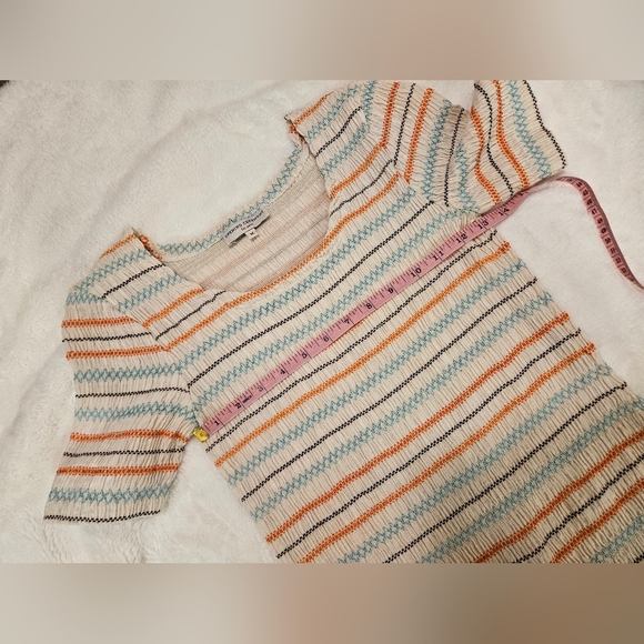 Opening Ceremony Smocked Ruffle Hem Dress Size M - Picture 9 of 11